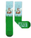 Freaker Feet Over the Calf Socks - Doggie Paddle