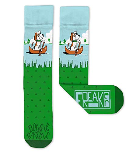 Freaker Feet Over the Calf Socks - Doggie Paddle