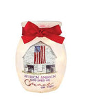 Stony Creek - 4" Glass USB Lighted Jar - Independence Day