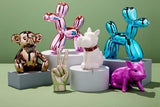 Interior Illusions - 7.5" Poodle Balloon Animal Bank - Royal Blue