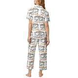 BedHead - S/S Poplin Capri PJ Set - Carousel - Small