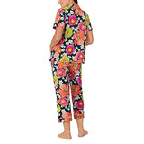 BedHead - Stretch S/S Capri PJ Set - Fun Floral - Large