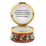 Halcyon Days - Porcelain Trinket Box - 2019 Annual Christmas Box