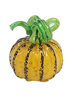 The Glass Forge - Glass Pumpkin - Medium Yellow