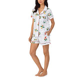 BedHead - Short Sleeve Shorty PJ Set - Nightcap - Medium