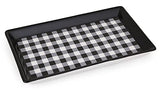 Boston International - Trinket Tray - Black & White Check