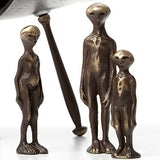 Nelles Studios - Bronze Sculpture - Flying Saucer w/Alien Family