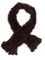 Magic Scarf - Super Soft Scarf - Brown & Gold Sparkle