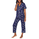 BedHead - Short Sleeve Cropped PJ Set - Bunnies - Large