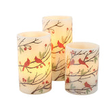 GCD Candle Set-Cardinals (3 Pieces)
