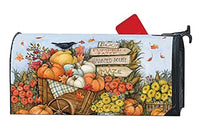 MailWraps - Mailbox Cover - Fall Wheelbarrow