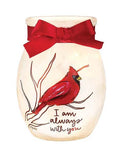Stony Creek - 4" Glass USB Lighted Jar w/Red Ribbon - Always with You