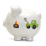 Child To Cherish - Large Piggy Bank - Digger the Dump Truck