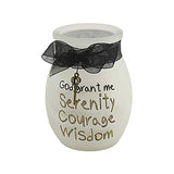 Stony Creek - Frosted Glass - 3" Lighted Vase - Serenity, Courage, Wisdom