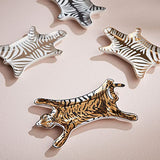 Jonathan Adler - Trinket Tray - Tiger - Gold & Black
