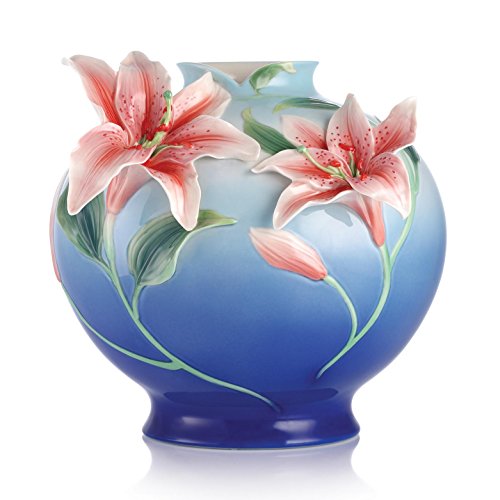 Franz Porcelain - Vase - Numerous Blessings Lily
