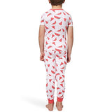 BedHead - Toddler Short Sleeve Stretch Jersey PJ Set - Watermelon Picnic - 3T