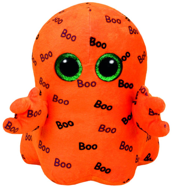 Ty Inc. - Beanie Boos Ghoulie the Orange Ghost - 9"