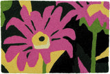 Jellybean - 30x20 Indoor/Outdoor Accent Rug - Painted Pink Daisies