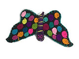 Twoolies - Stuffed Colorful Wool Animal - Butterfly - Medium - 6" Tall