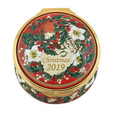 Halcyon Days - Porcelain Trinket Box - 2019 Annual Christmas Box
