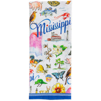 Boston International - 28x18 Tea Towel Set of 2 - State Collection - Mississippi