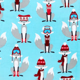 The Cat's Pajama Flannel Pajama - Foxy Blue - Women Large