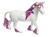 Safari Ltd. Mythical Realms Collection - Pink Unicorn Figurine Non-toxic and BPA Free - Age 3 and Up