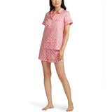 BedHead - Stretch Short Sleeve Shorty PJ Set - Seashells - Large