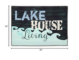 Olivia's Home Lake House Life Accent Washable Rug 22" x 32" Doormat