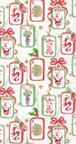 Boston International - Paper Guest Towel 16 Count - Mahjong & Santa