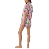 Bedhead - Classic Shorty Stretch Jersey PJ Set - Grand Hydrangea - Large