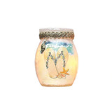 Stony Creek - Frosted Glass - 3" Lighted Vase - Saltwater Shores - Sandals