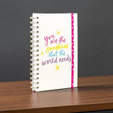 Eccolo - 6x8 Wirebound Journal/Notebook - You are The Sunshine
