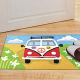 Jellybean - Indoor/Outdoor Rug - White Shells on Blue