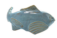 Fish In The Garden - Ceramic Garden Koi - Sky - Small Right