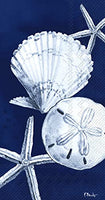 Boston International - Paper Guest Towel 16 Count - Dark Sea