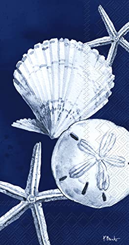 Boston International - Paper Guest Towel 16 Count - Dark Sea