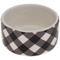 Boston International - 6 oz. Black & White Serving Bowl - Believe