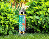 Studio M - 20" Art Pole - Folk Garden