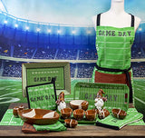 Boston International - 13" x 9" Ceramic Deep Dish Serving Platter - Football Fever