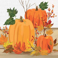 Paperproducts Design - 6.5" Lunch Napkins - Pumpkin Harvest
