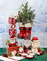 Boston International - Tri-Part Serving Bowl - Jolly Santa
