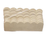 HEALERWORLD - 12Pcs Dollhouse Miniatures Unpainted Roof Tiles DIY 1:12 Scale Build Accessory
