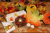 Boston International - Large Glass Pumpkin - Harvest Gold