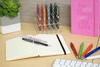 Boston International - Embossed Faux Leather Journal - Pink Love