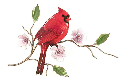 Bovano - Wall Sculpture - Cardinal on Cherry Blossom