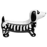 Boston International - 8.25" Skeleton Dog Candy Dish