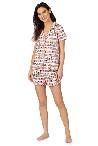 BedHead - Stretch Short Sleeve Shorty PJ Set - In the Pantry - XSmall