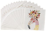 Boston International - 3-Ply 5" Cocktail Napkins 20 Count - Floral Flamingo